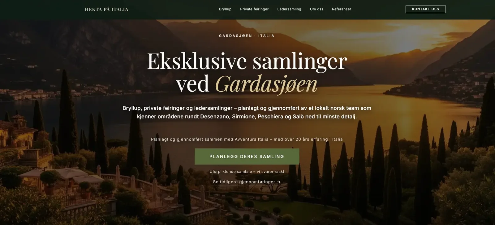 Hekta På Italia – eksklusive samlinger ved Gardasjøen